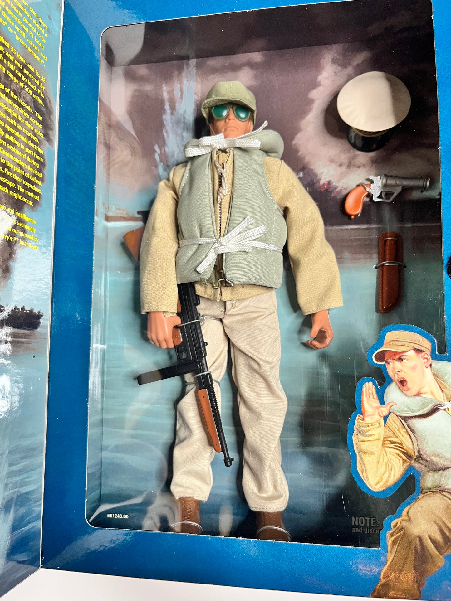 Hasbro GI Joe Classic Collection PT-Boat Commander 1998 WWII
