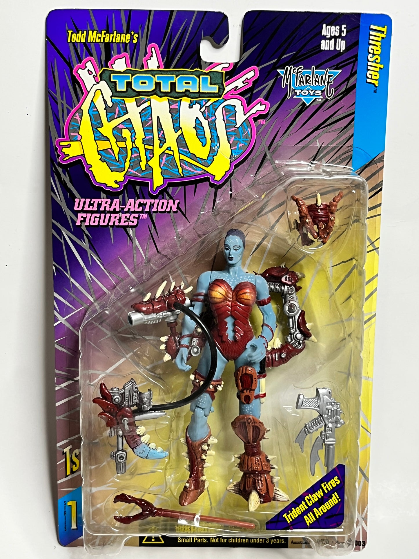 1996 McFarlane Toys Total Chaos THRESHER Series 1 Ultra Action Figure
