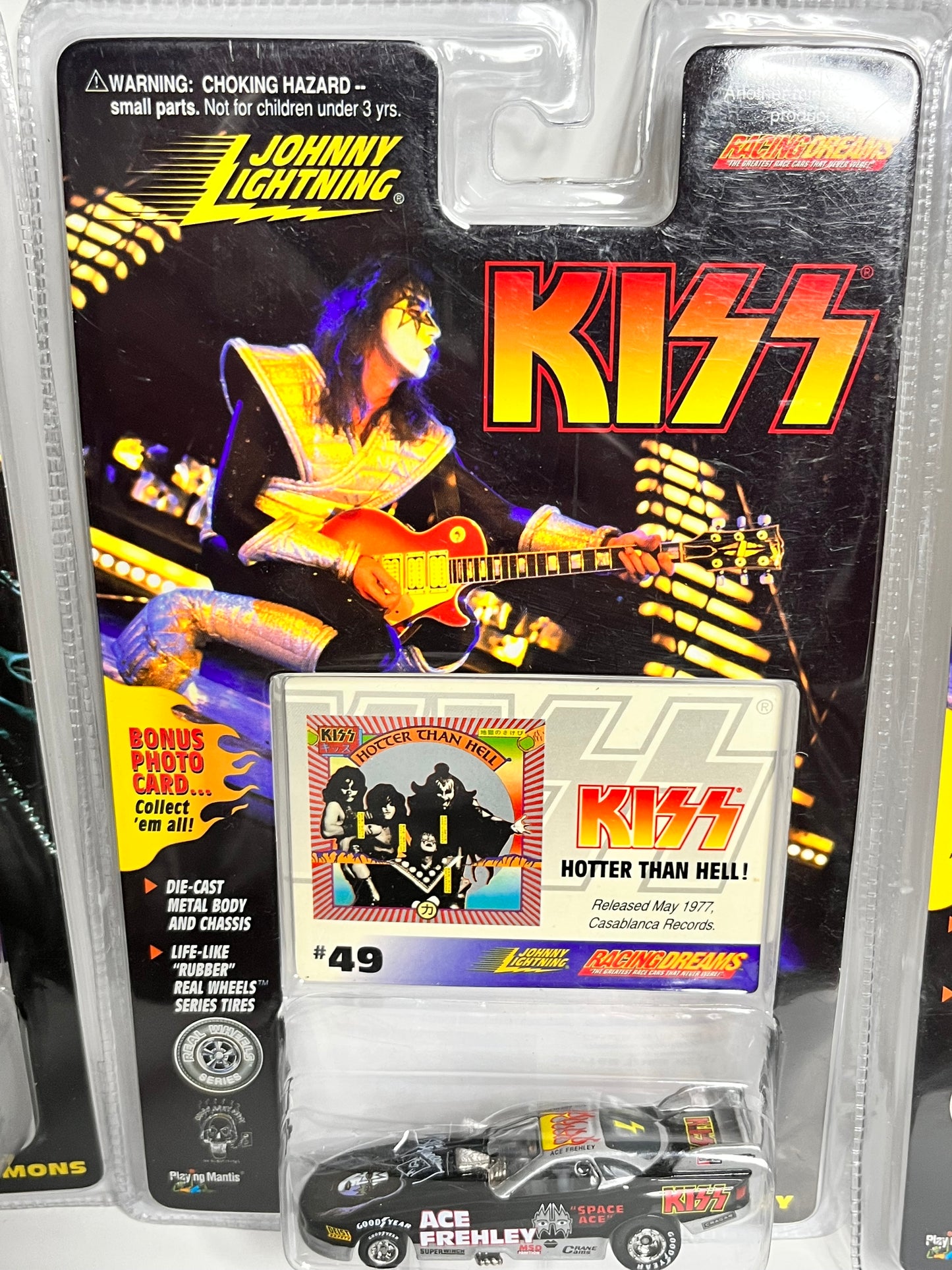 Johnny Lightening Diecast KISS cars- Set of 3 42-49-47