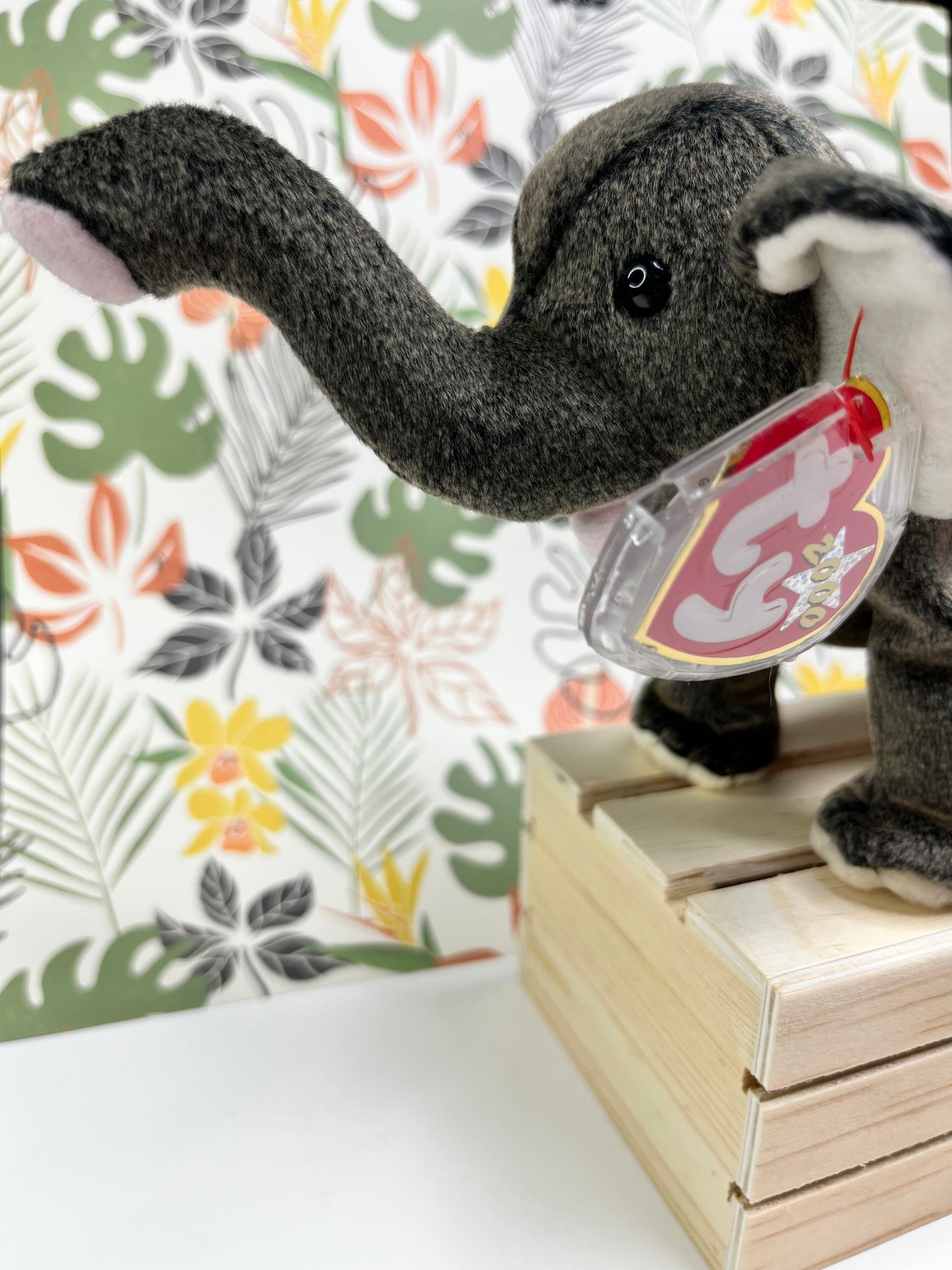TY Beanie Babies “Trumpet” The Elephant, February 11 2000
