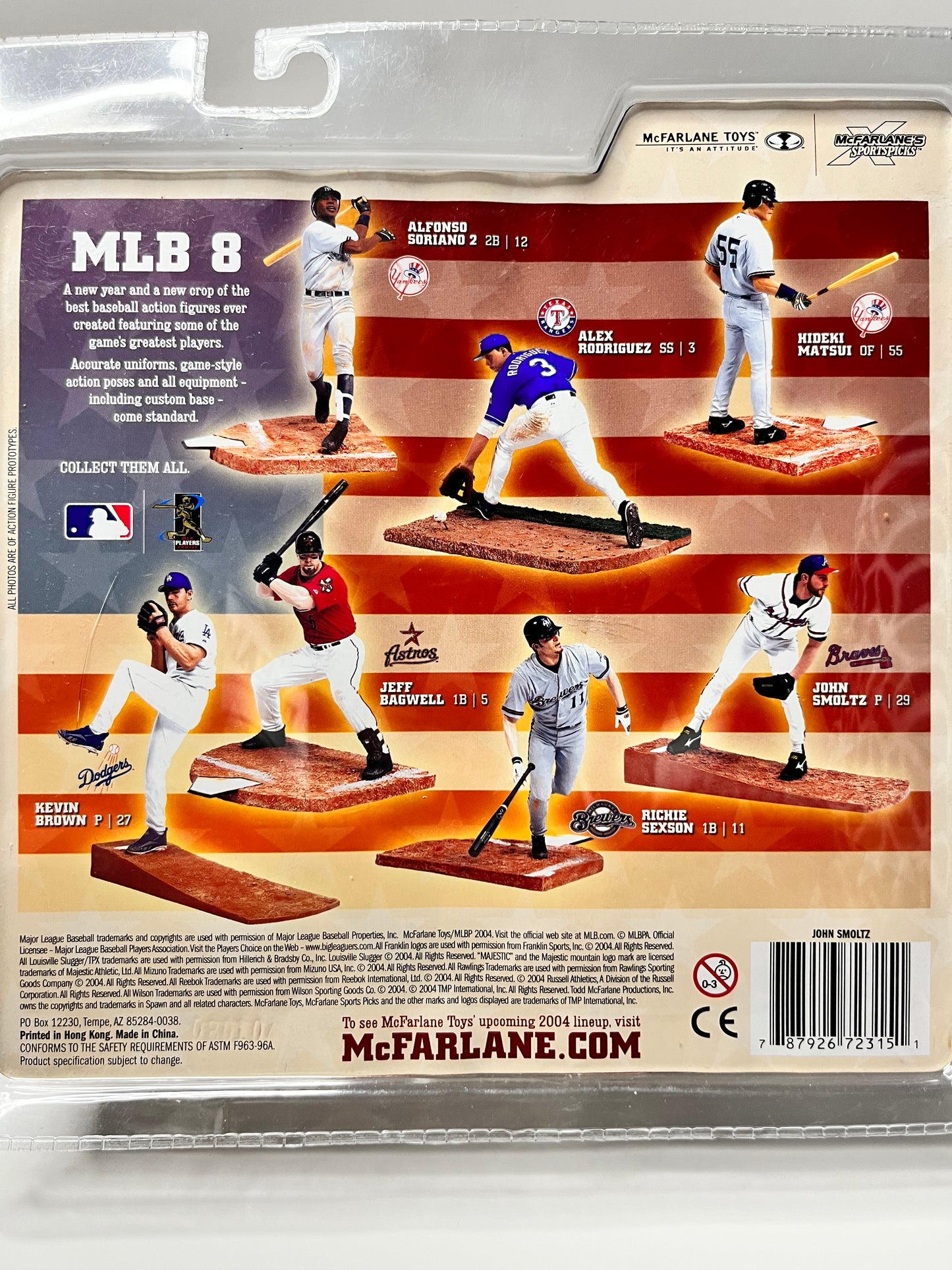 2004 John Smoltz McFarlane MLB Series 8