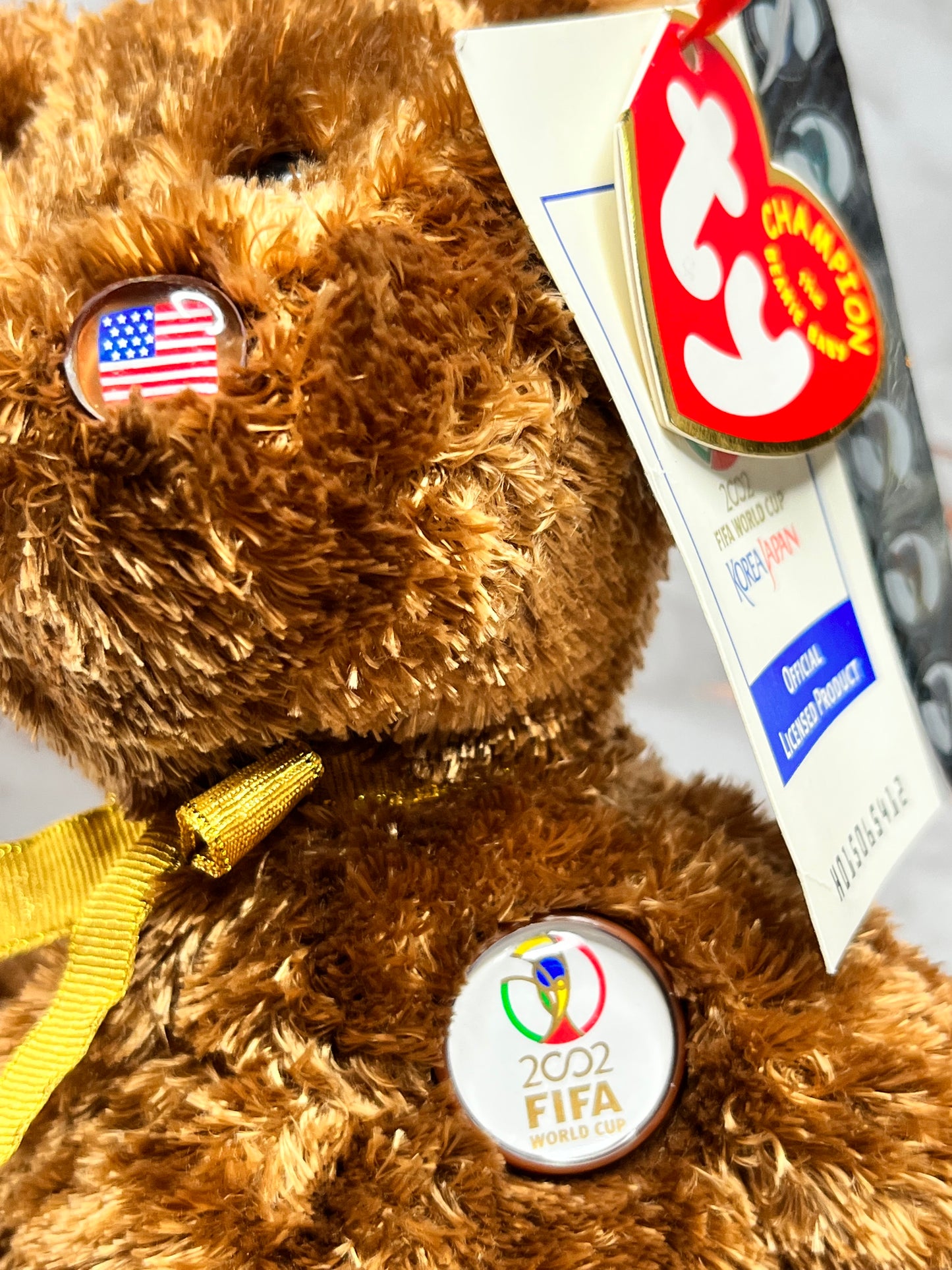 TY Beanie Babies “Champion” The Set, April 4 2002