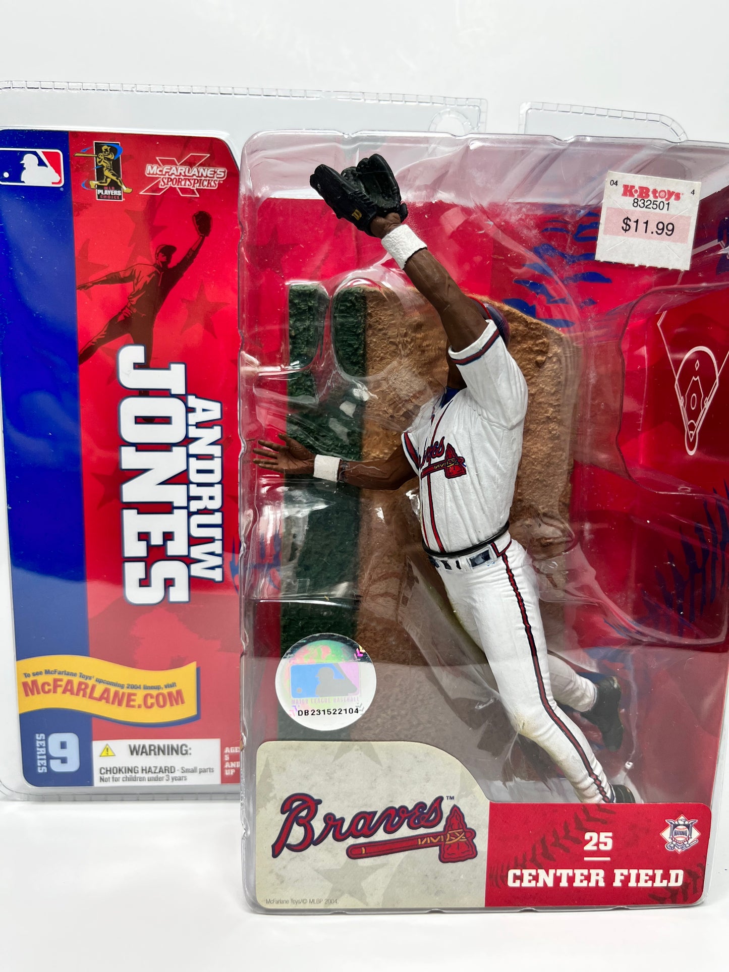 2004 Andruw Jones Center Field McFarlane MLB Series 9