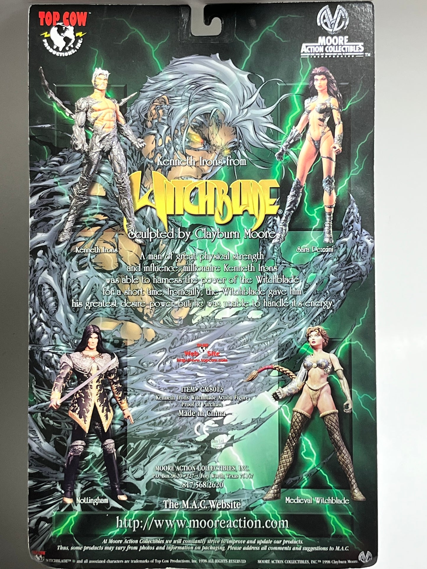 Moore Action Collectibles Kenneth Irons Witchblade Figure