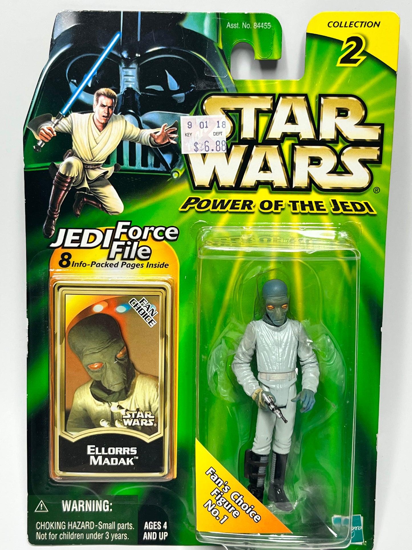 Star Wars Power Of The Jedi Force File- Ellorrs Madak Action Figure