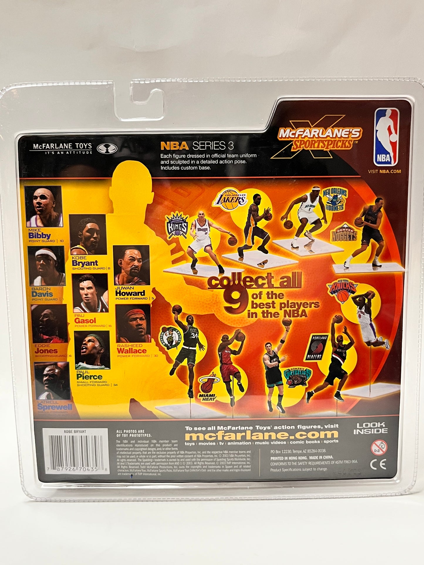 McFarlane 2003 Kobe Bryant LA Lakers