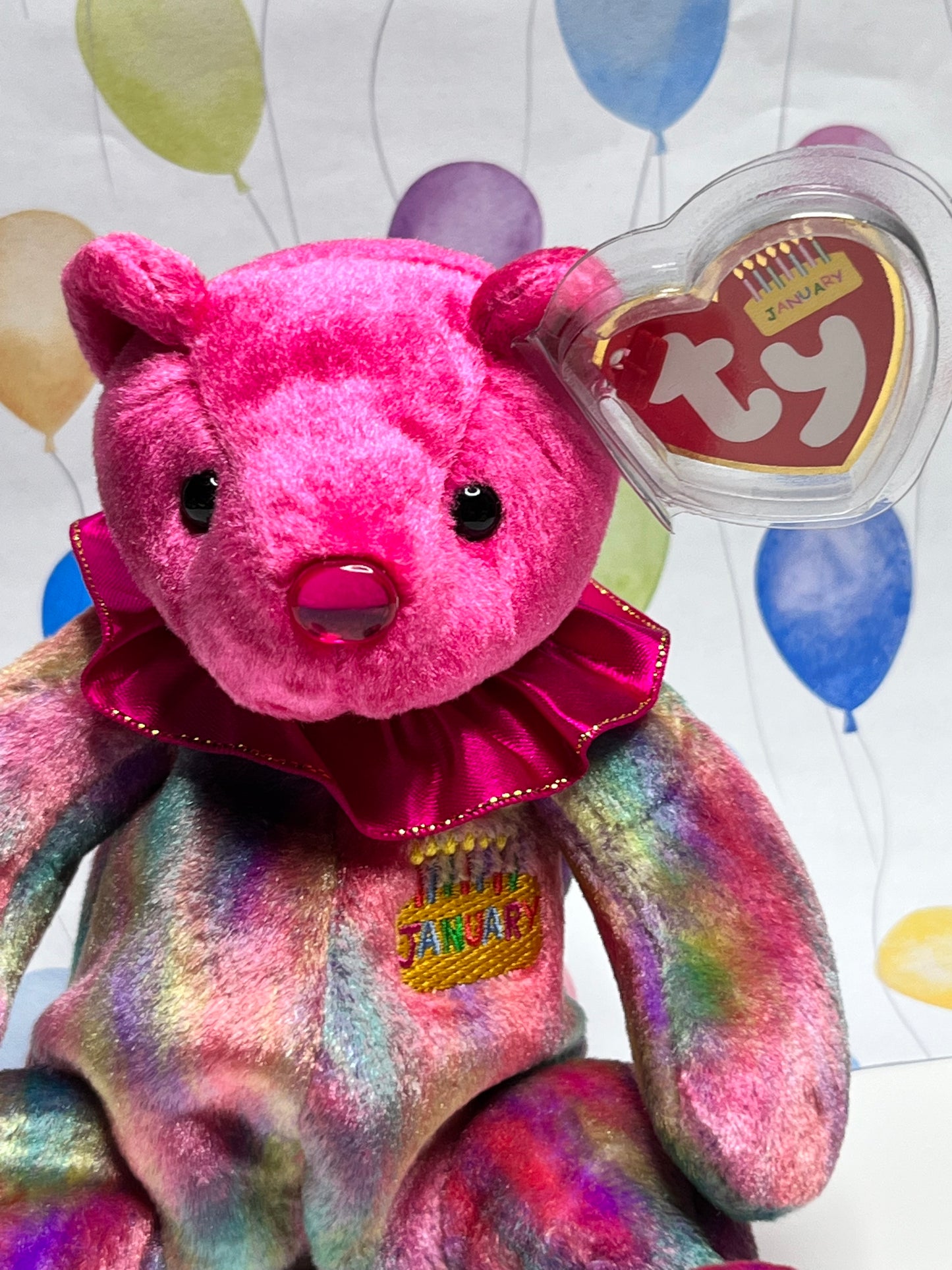 Ty Beanie Babies “January” The Birthday Bear, November 30 2001