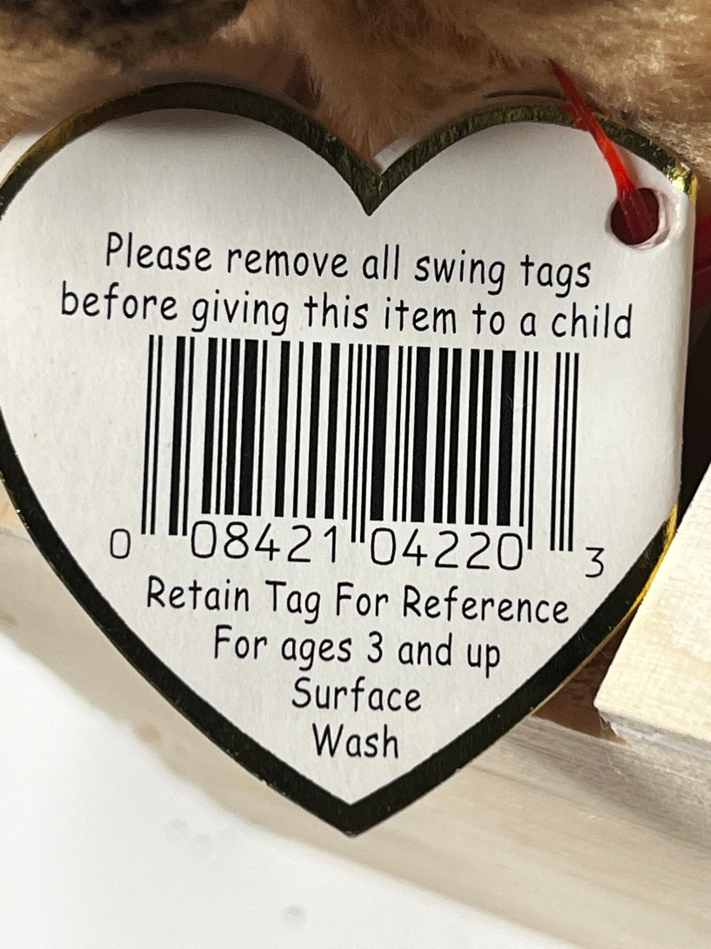 Ty Beanie Babies “Prickles” The Hedgehog, February 19 1998