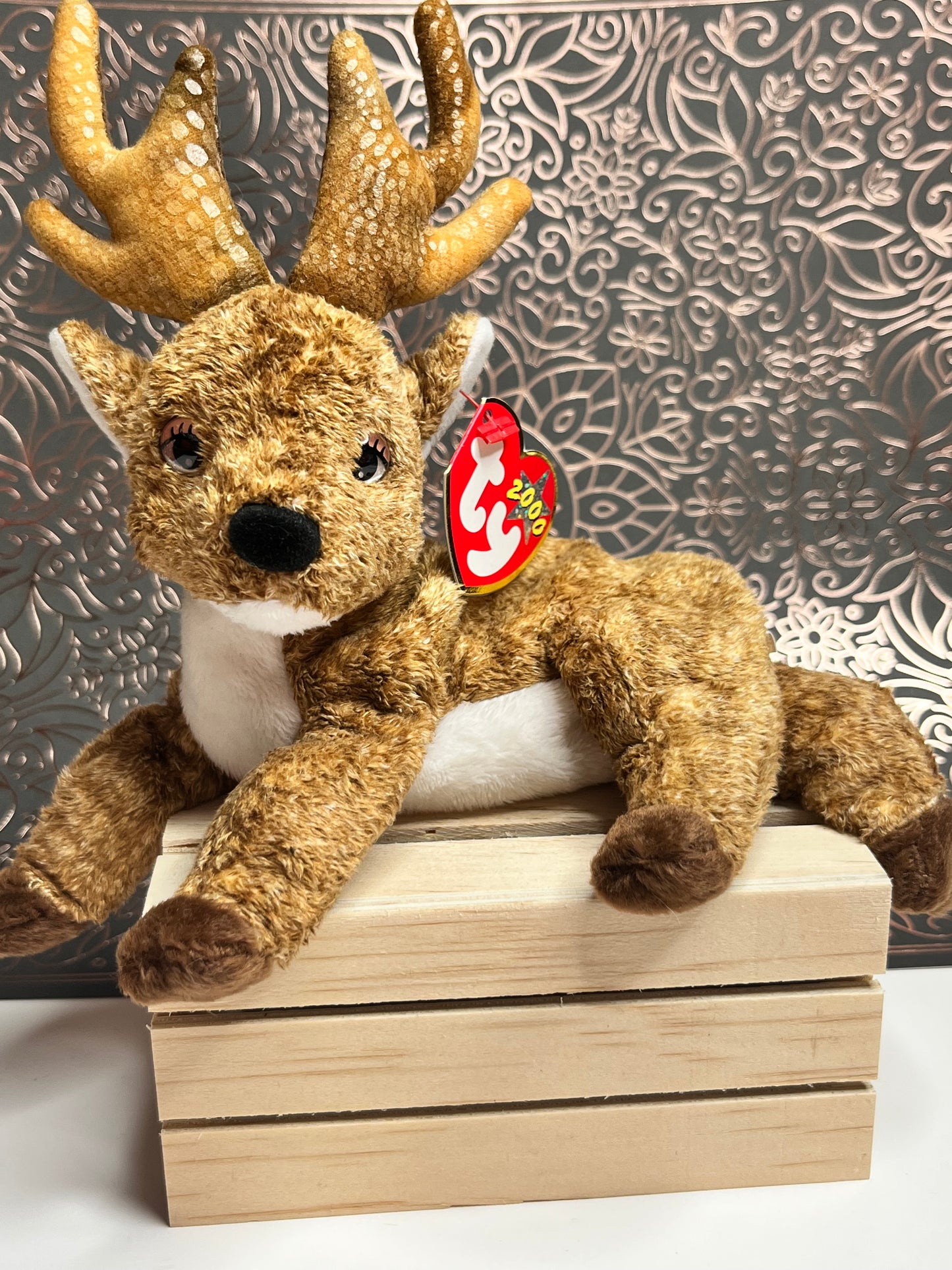 TY Beanie Babies “Roxie” The Reindeer, December 1 2000