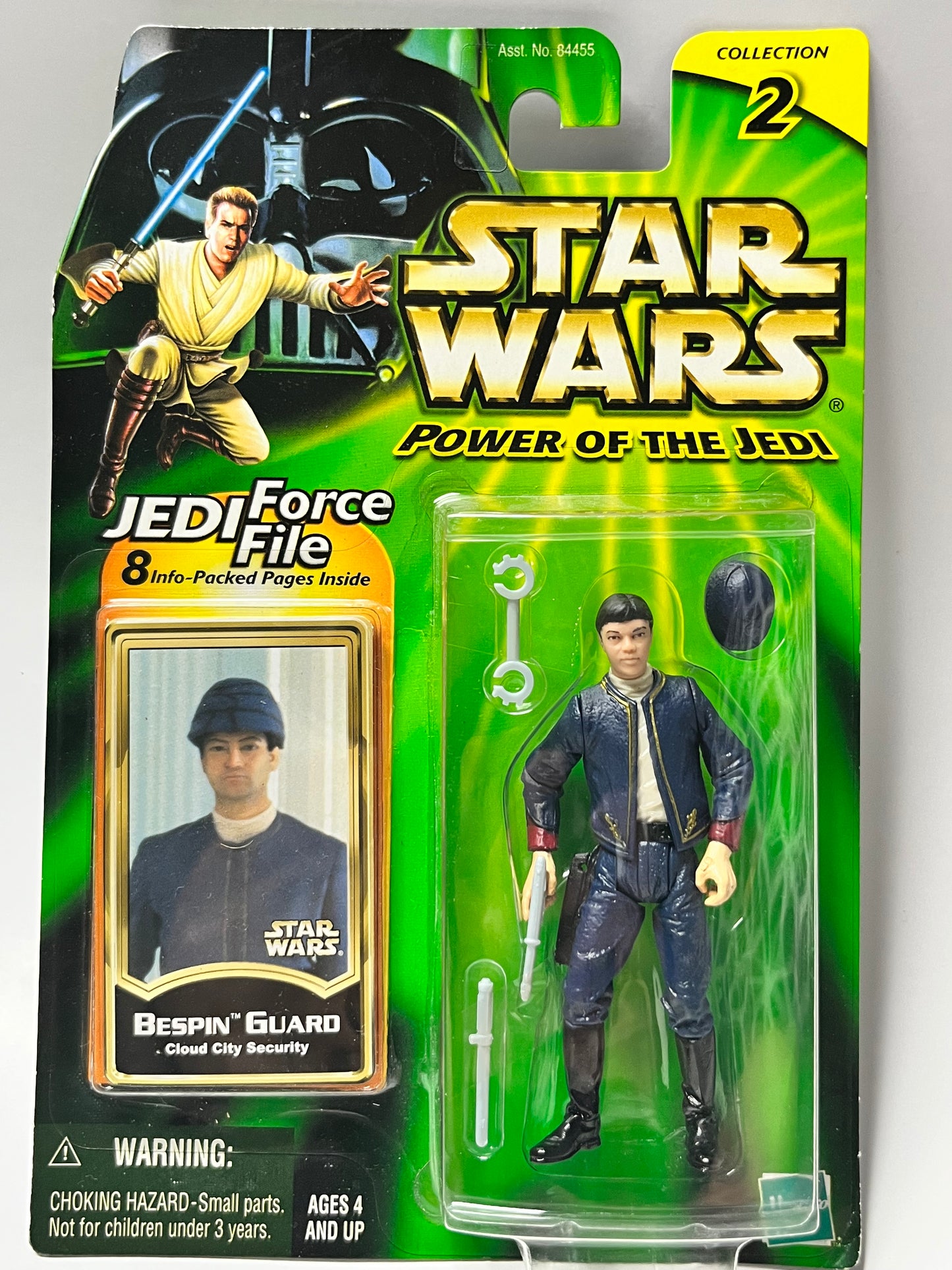 Star Wars Power Of The Jedi Force File- Bespin Guard Action Figure