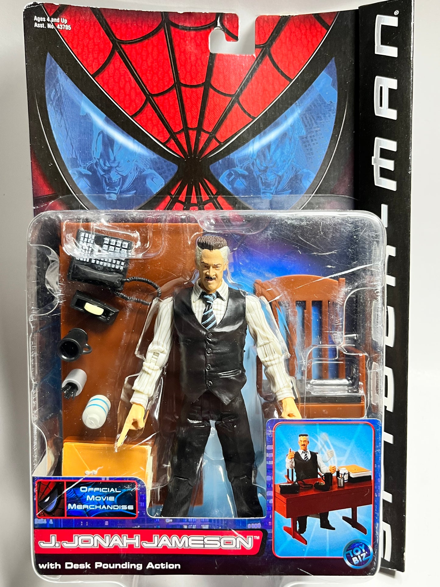 Toy Biz Spider-Man J. Jonah Jameson Figure