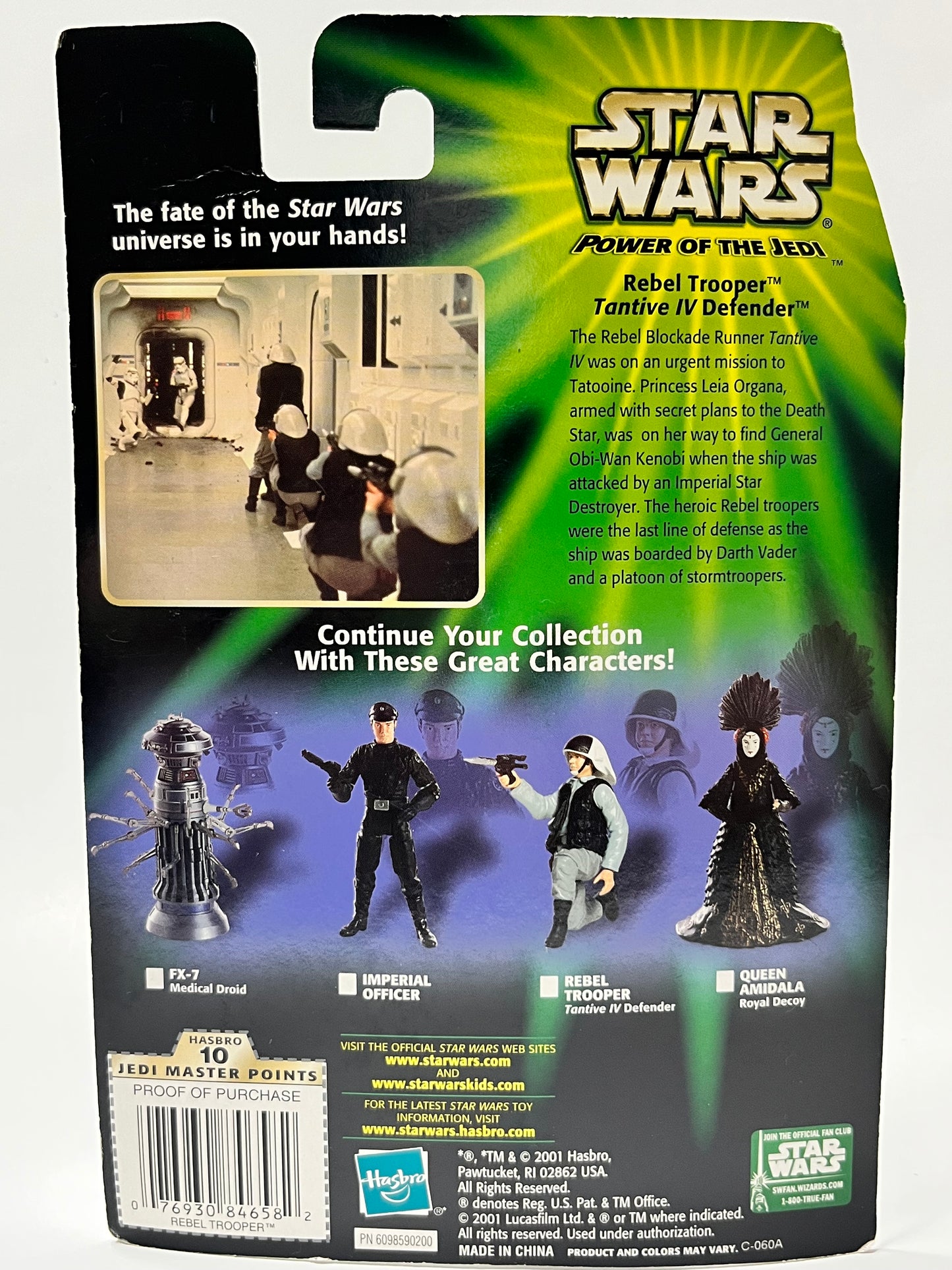 Star Wars Power Of The Jedi- Rebel Trooper Action Figure