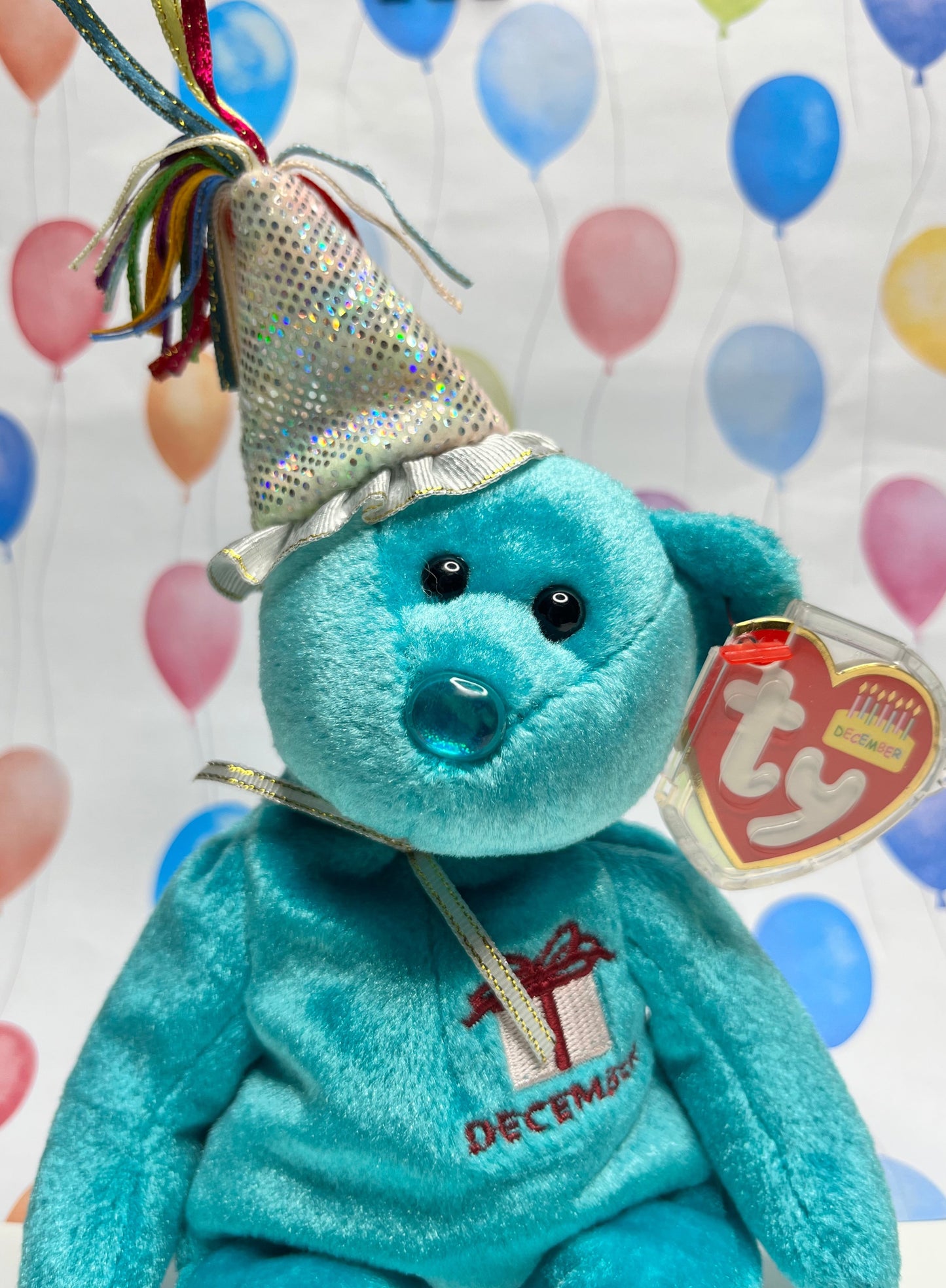Ty Beanie Babies “December” The Birthday Bear, March 27 2003