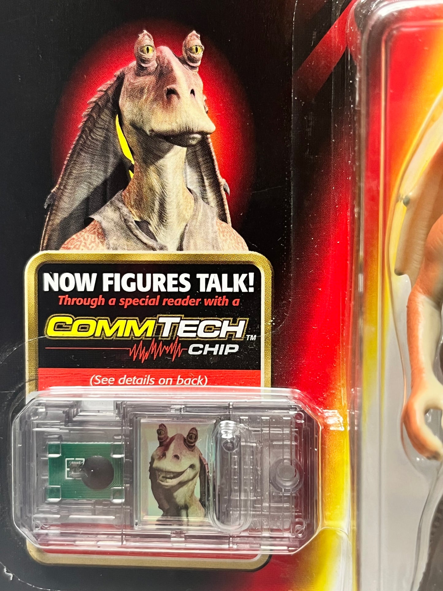 Star Wars Episode I - Jar Jar Binks Figure w/ CommTech Chip