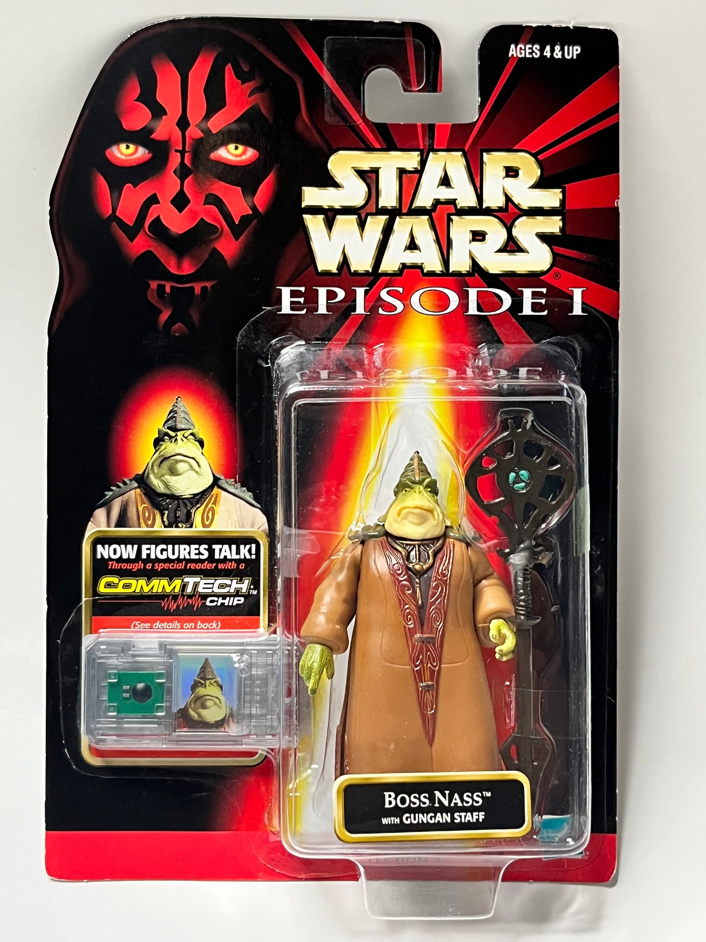 Star Wars Episode I - Menace Boss Nass Figure w/ CommTech Chip