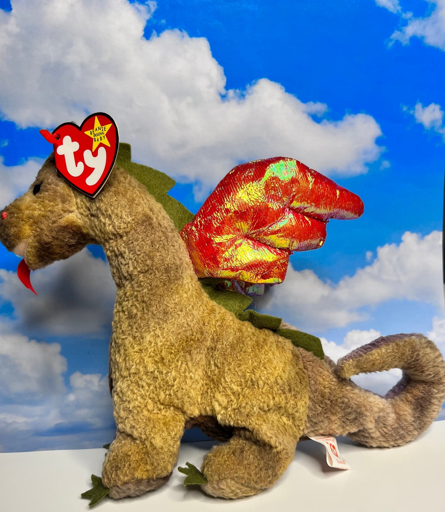 Ty Beanie Babies “Scorch“ The Dragon, July 31 1998