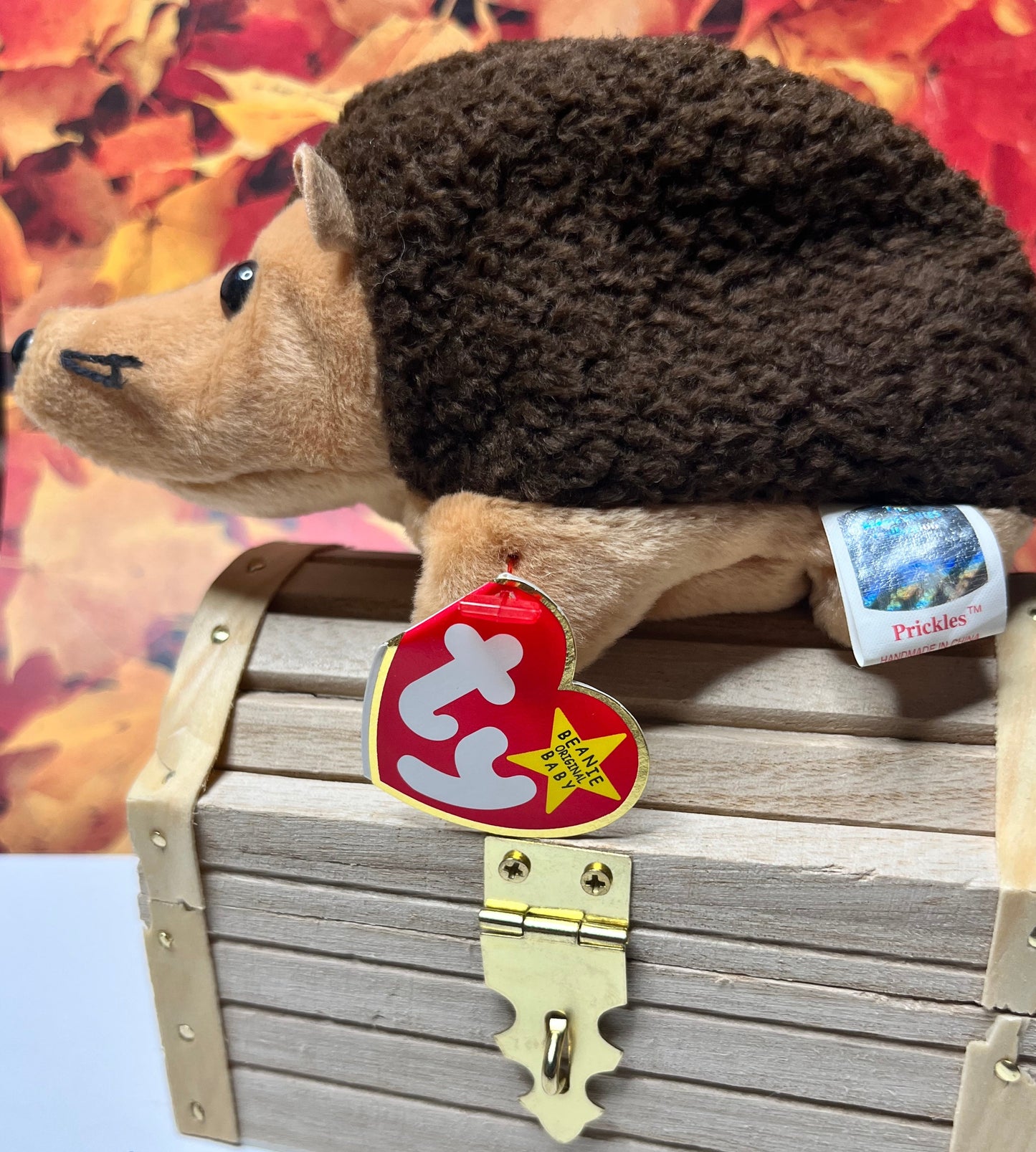 Ty Beanie Babies “Prickles” The Hedgehog, February 19 1998