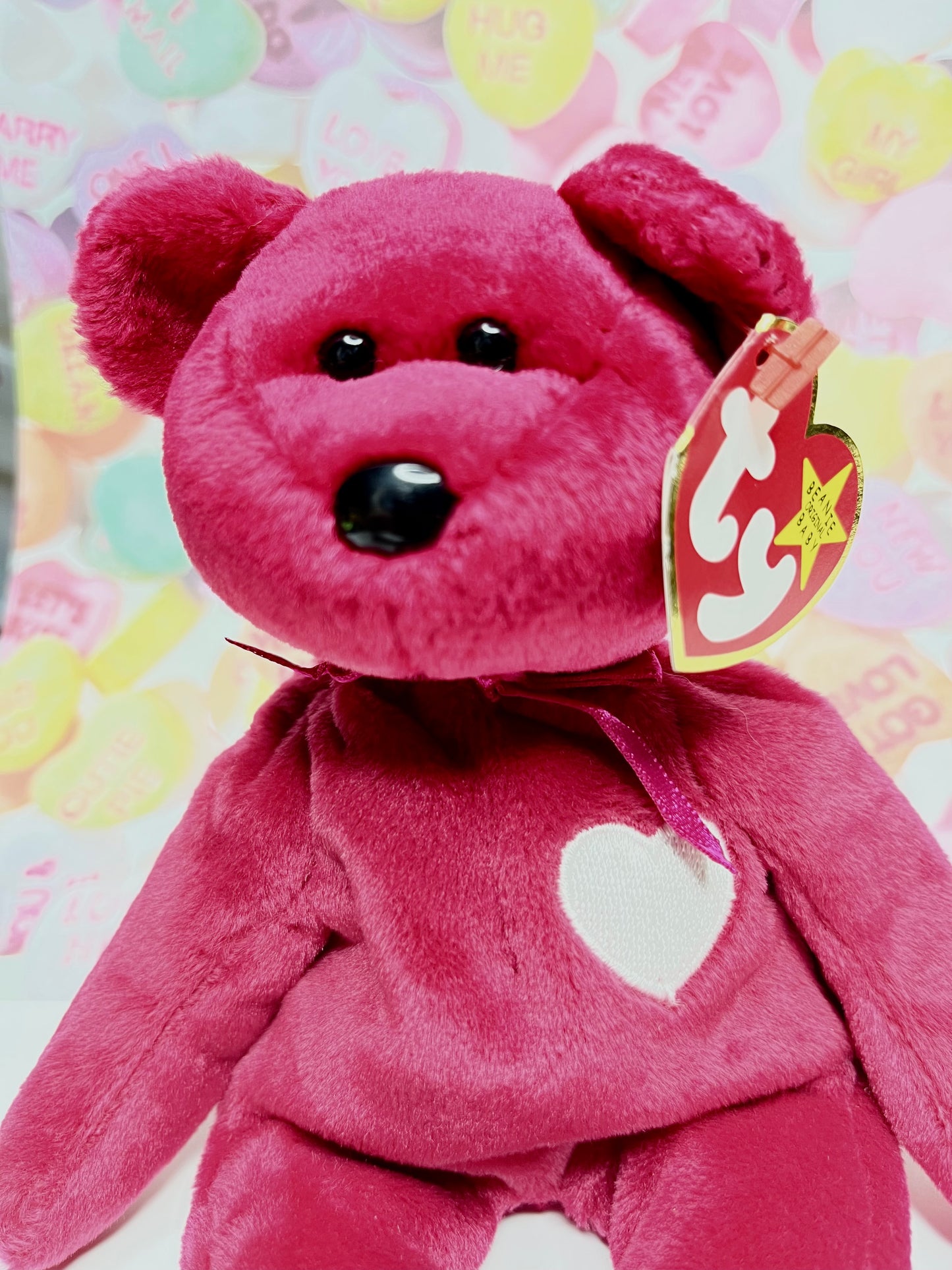 Ty Beanie Babies “Valentina” The Bear, February 14 1998