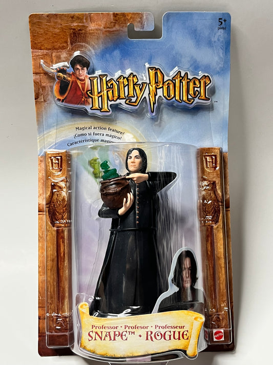 Vintage Mattel 2002 Harry Potter Professor Snape Rogue Action Figure
