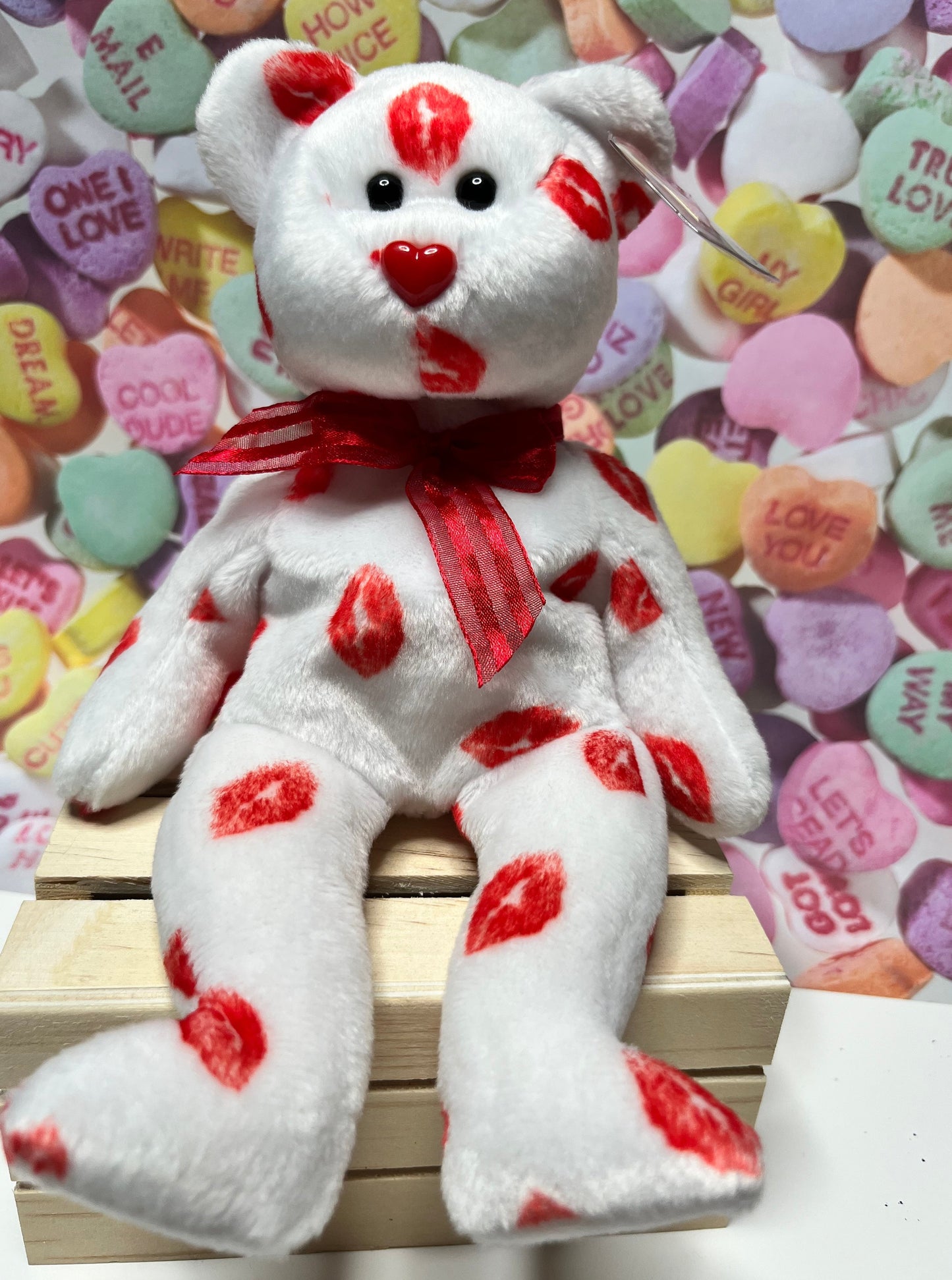 Ty Beanie Babies “Smooch” The Bear, February 14 2000