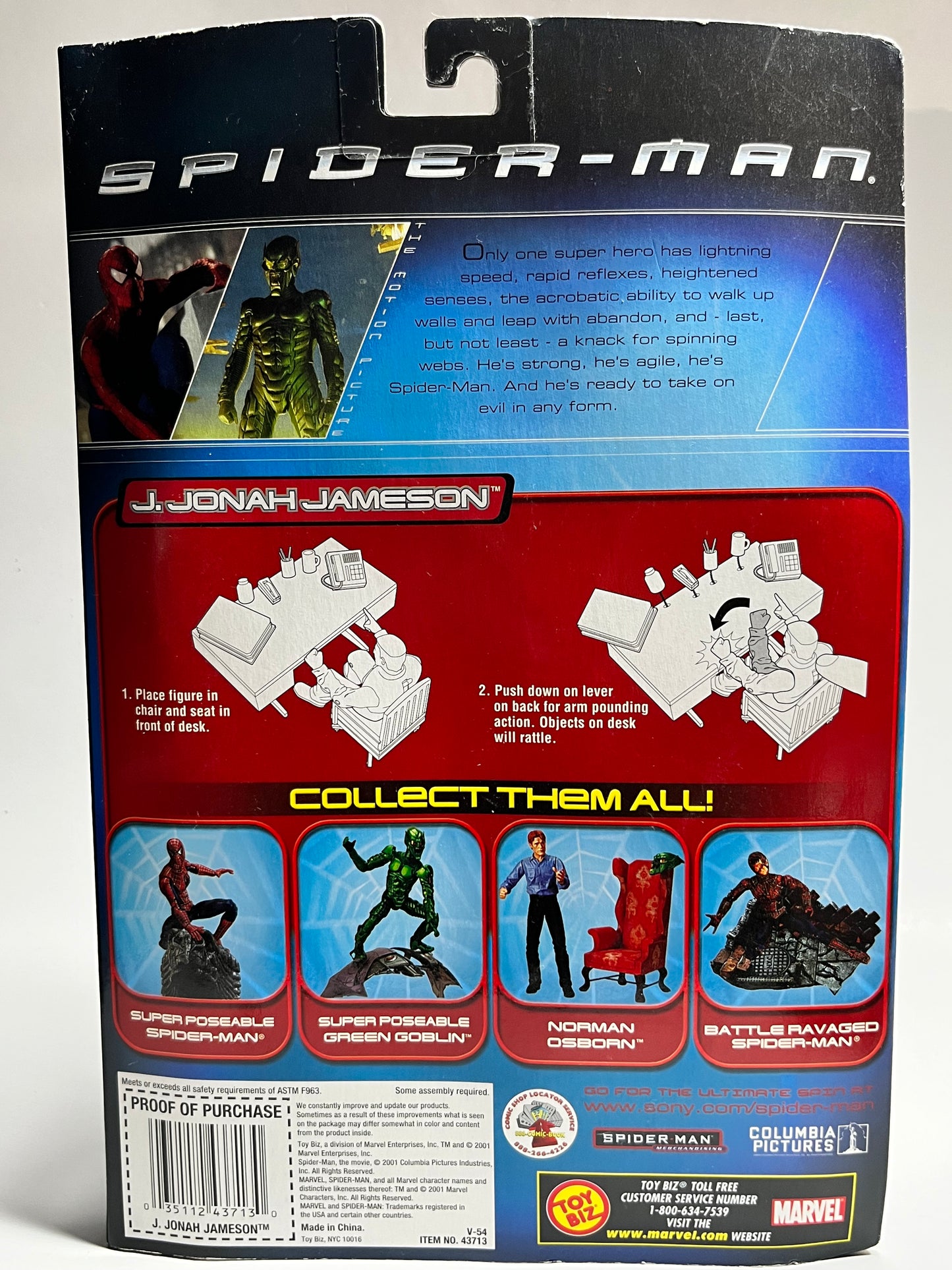 Toy Biz Spider-Man J. Jonah Jameson Figure