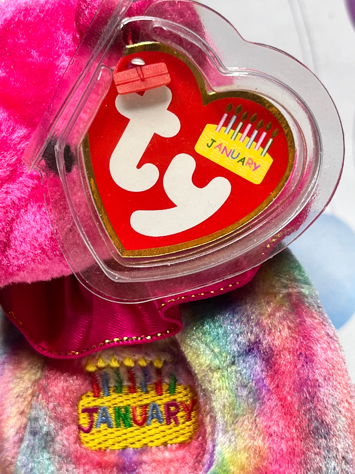 Ty Beanie Babies “January” The Birthday Bear, November 30 2001
