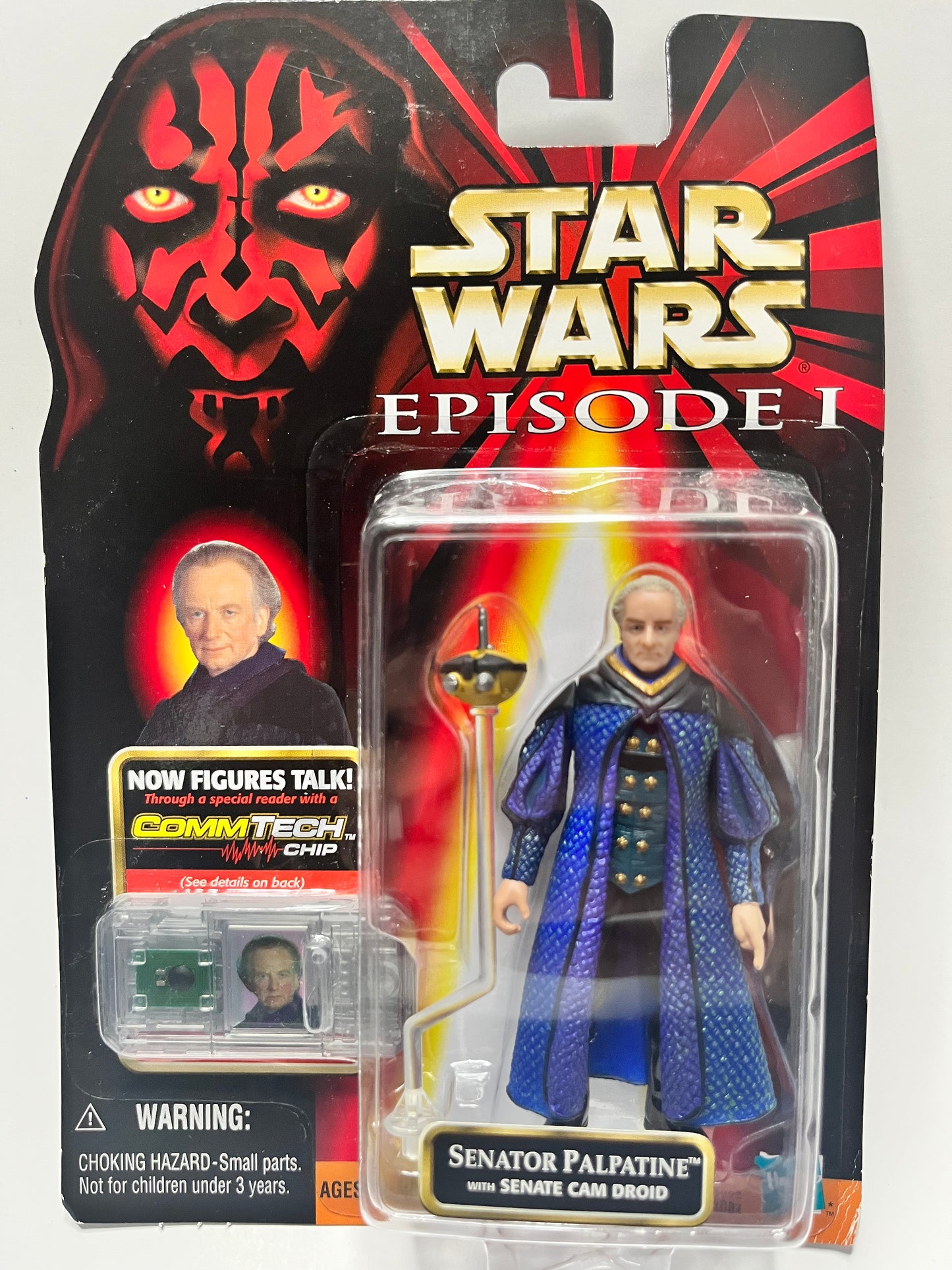 Star Wars Episode I - Senator Palpatine plus Senate Cam Droid w/ CommTech Chip