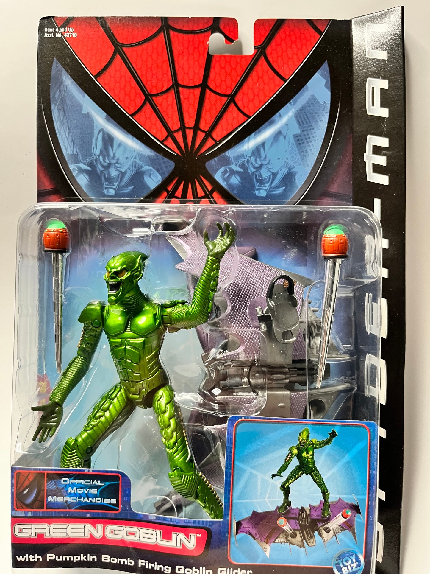 Green Goblin Action Figure w/ Pumpkin Bomb