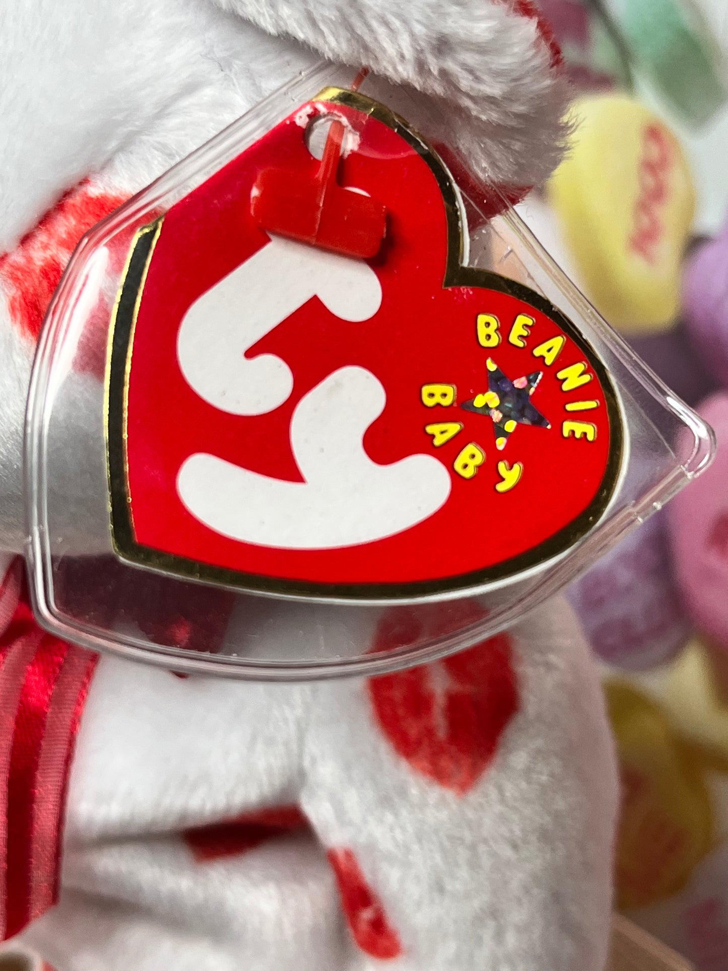 Ty Beanie Babies “Smooch” The Bear, February 14 2000