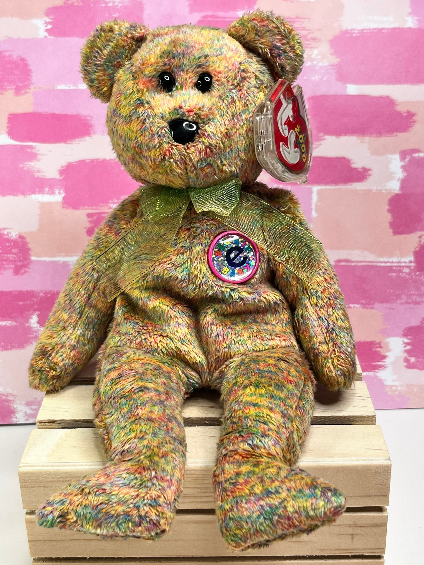 TY Beanie Babies “Speckles” The Bear, February 17 2000