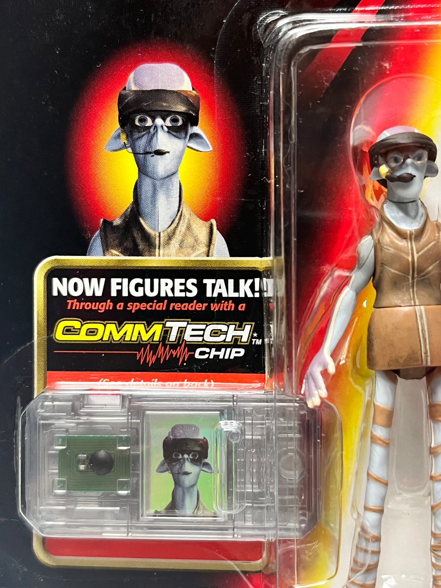 Star Wars Episode I - Ody Mandrell w/ Otoga 222 Pit Droid Figure Plus CommTech Chip