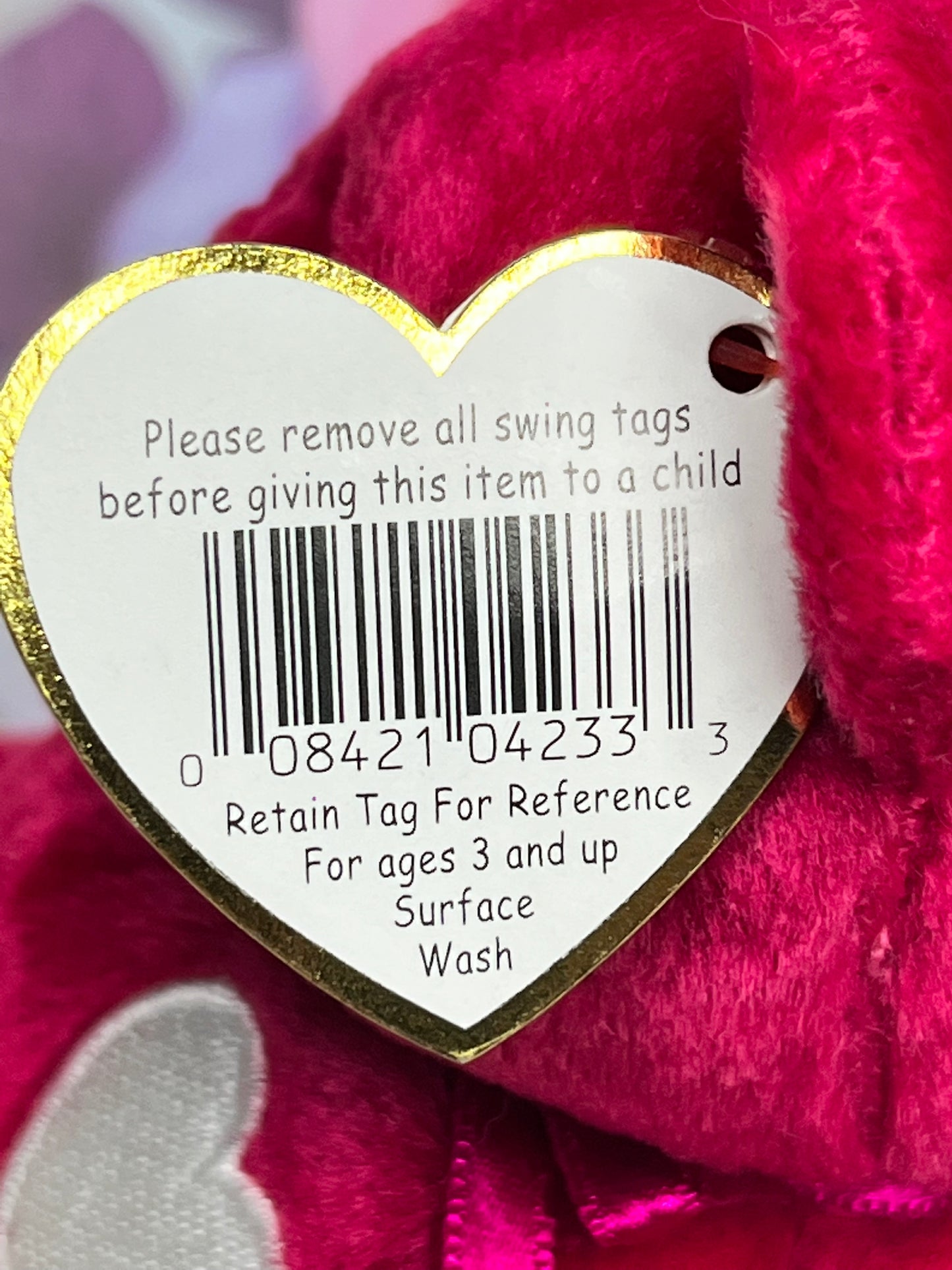 Ty Beanie Babies “Valentina” The Bear, February 14 1998
