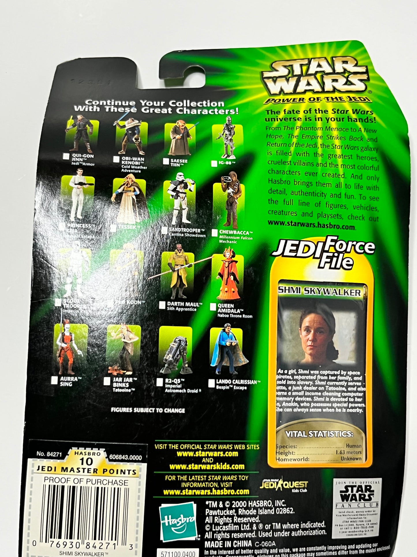 Star Wars Power Of The Jedi Shmi Skywalker Action Figure