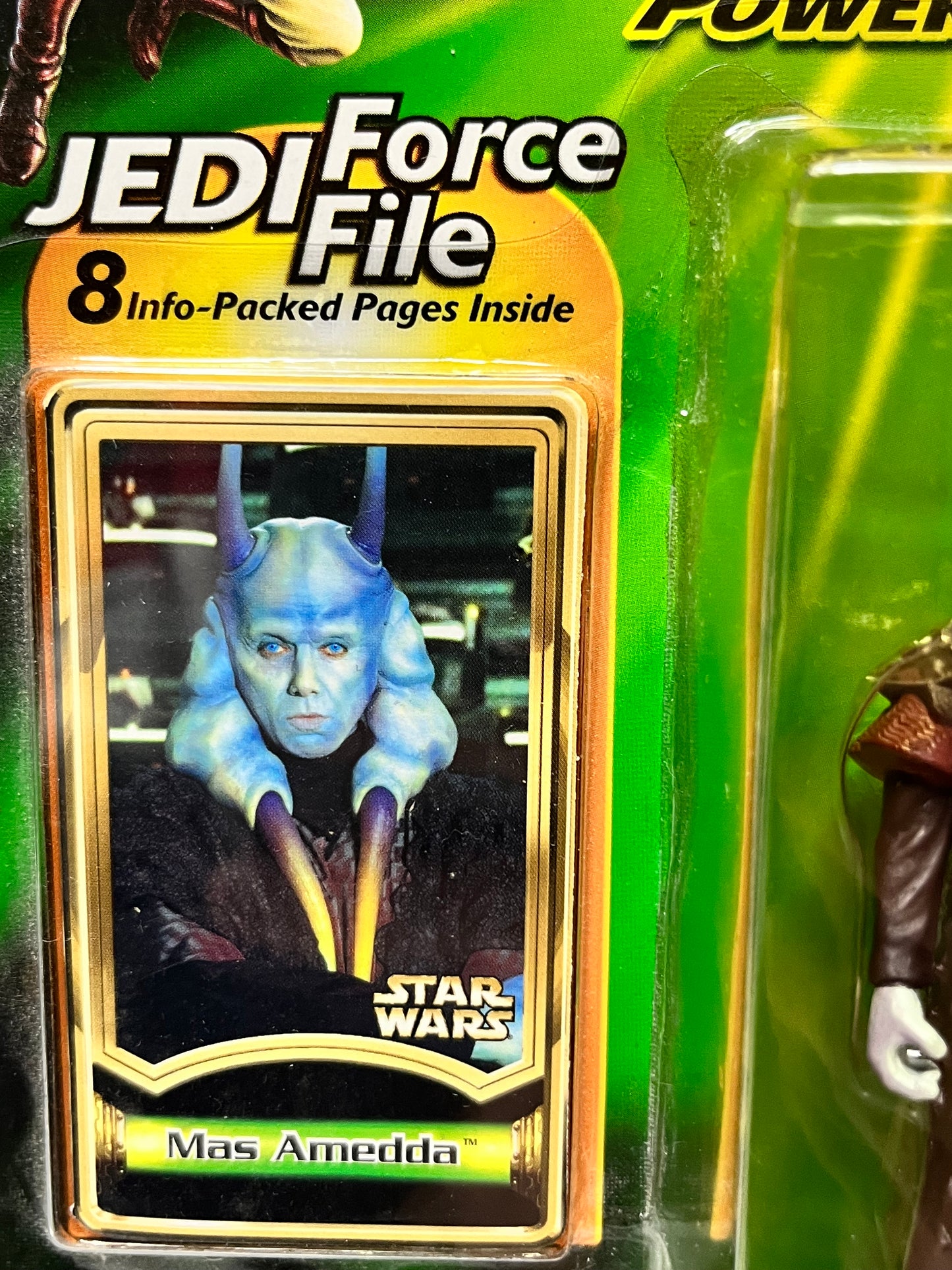 Star Wars Power Of The Jedi Force File- Mas Amedda Action Figure