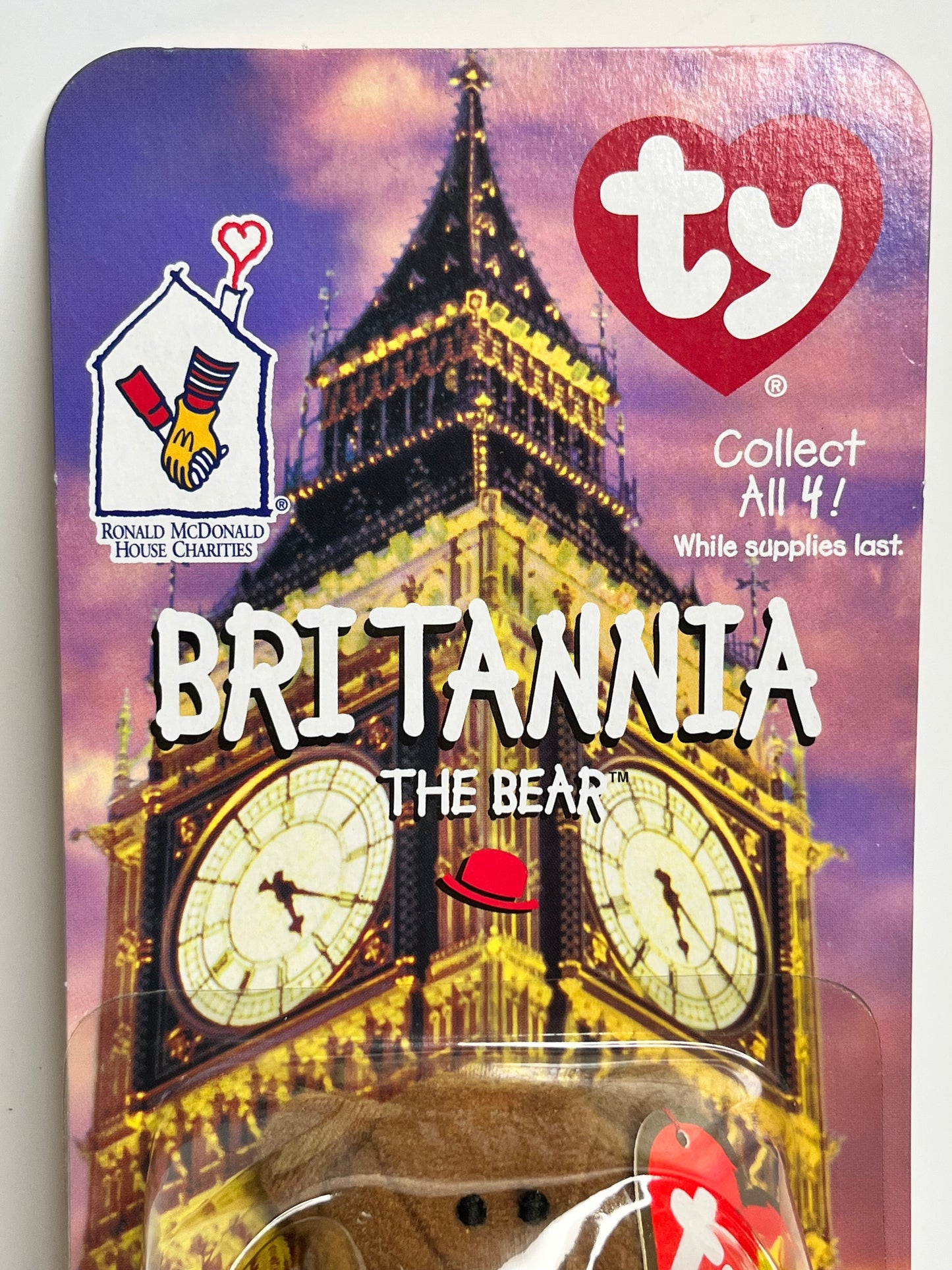 Ty Beanie Babies Britannia The Bear McDonald’s 1999