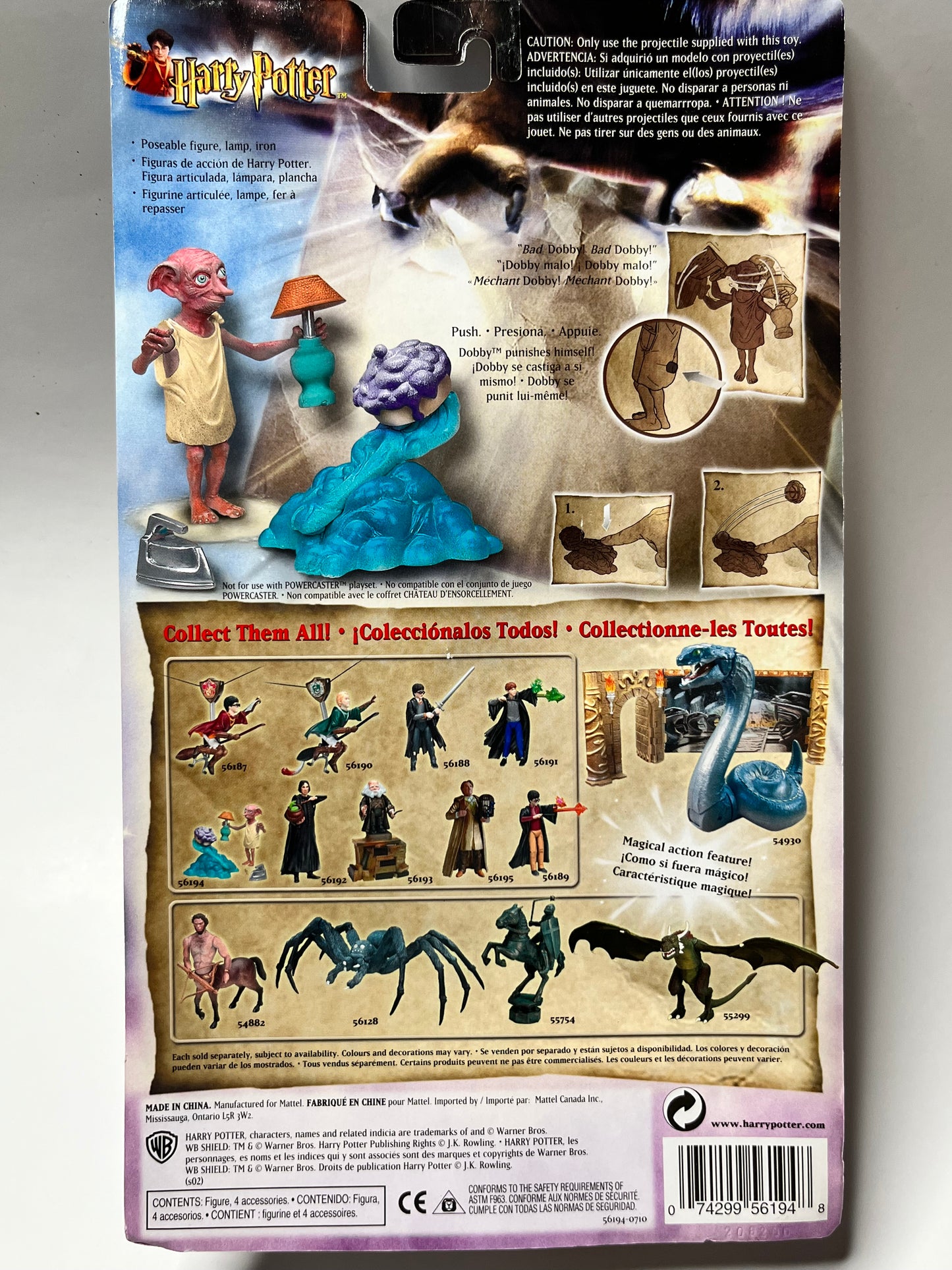 Vintage Mattel 2002 Harry Potter Dobby Figure