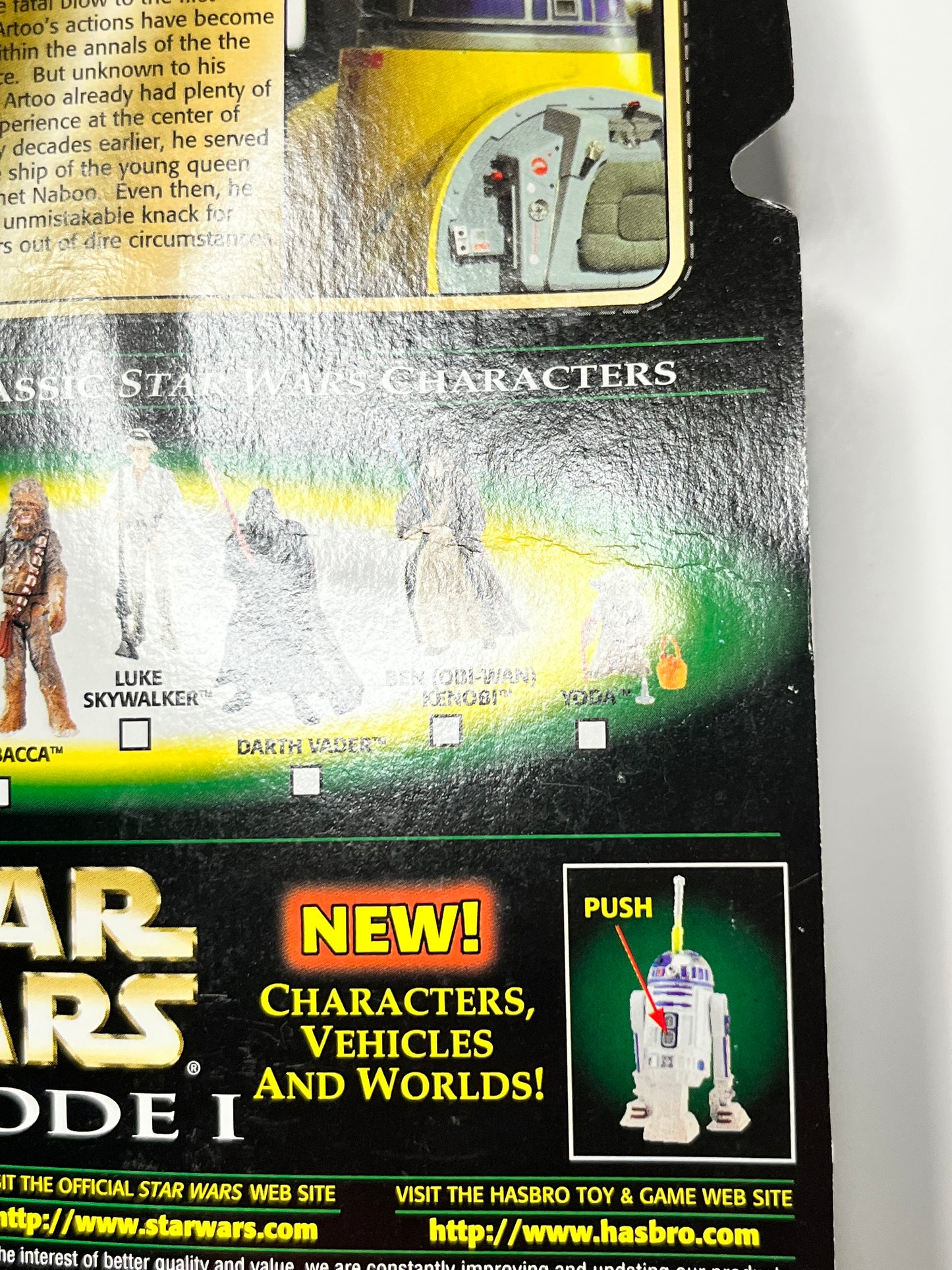 Star Wars Power Of The Force Flashback R2-D2 w/ Launching Lightsaber
