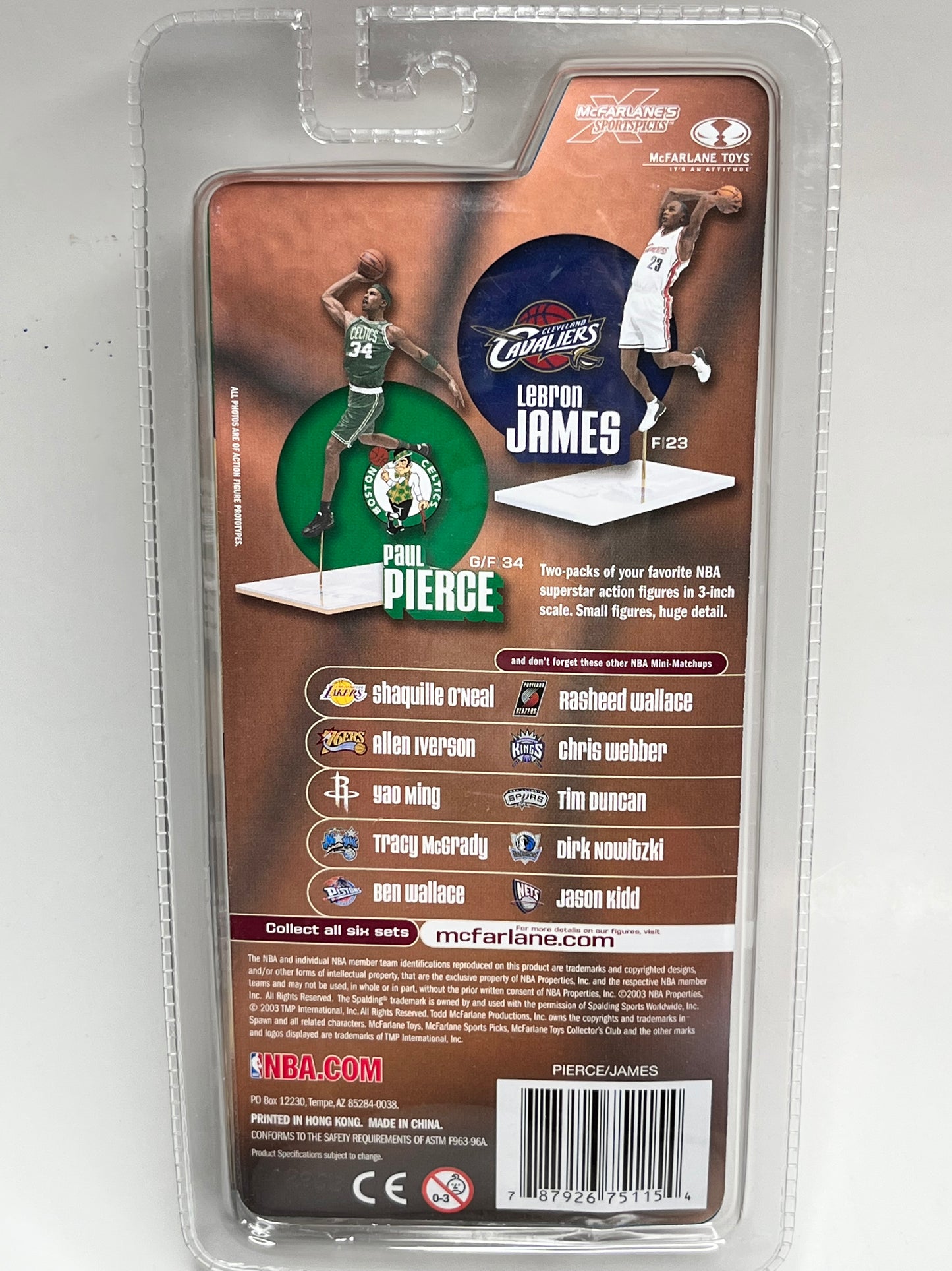 2003 McFarlane’s Sportspick- Paul Pierce & Lebron James