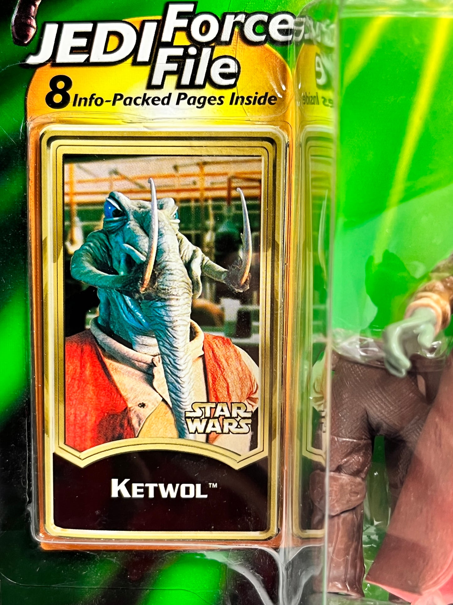 Star Wars Power Of The Jedi Force File- Ketwol Action Figure