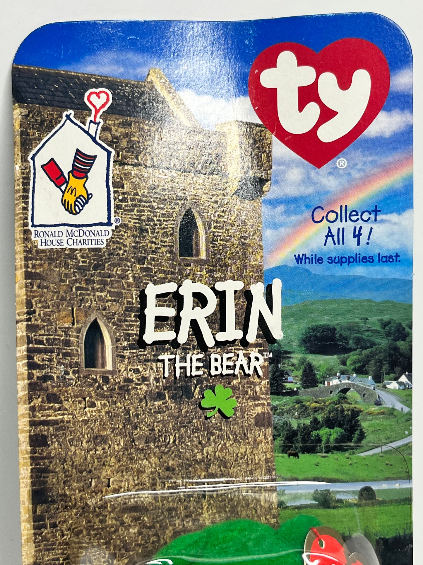 Ty Beanie Babies “Erin” The Bear McDonald’s 1999