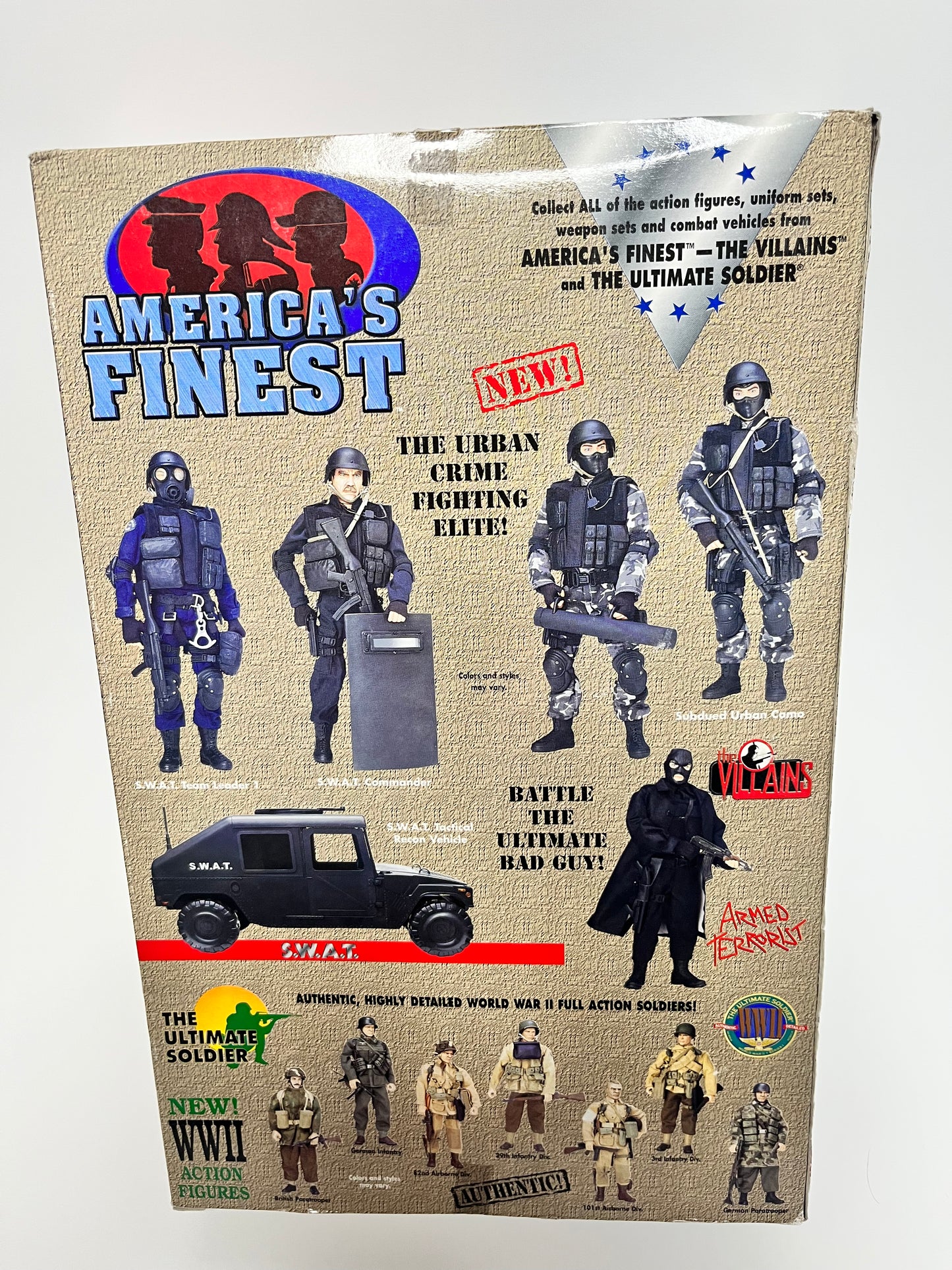Americas Finest SWAT Commander 12” Action Figure 1999 21st Century Toys