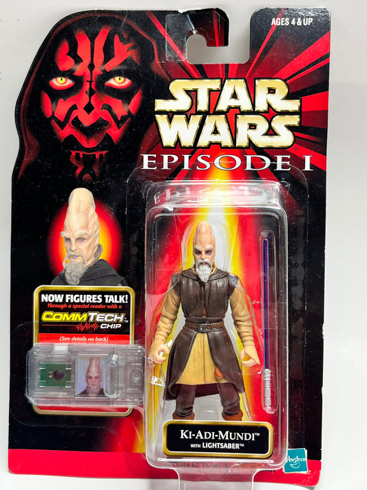 Star Wars Episode I - Ki-Adi-Mundi Action Figure Plus CommTech Chip