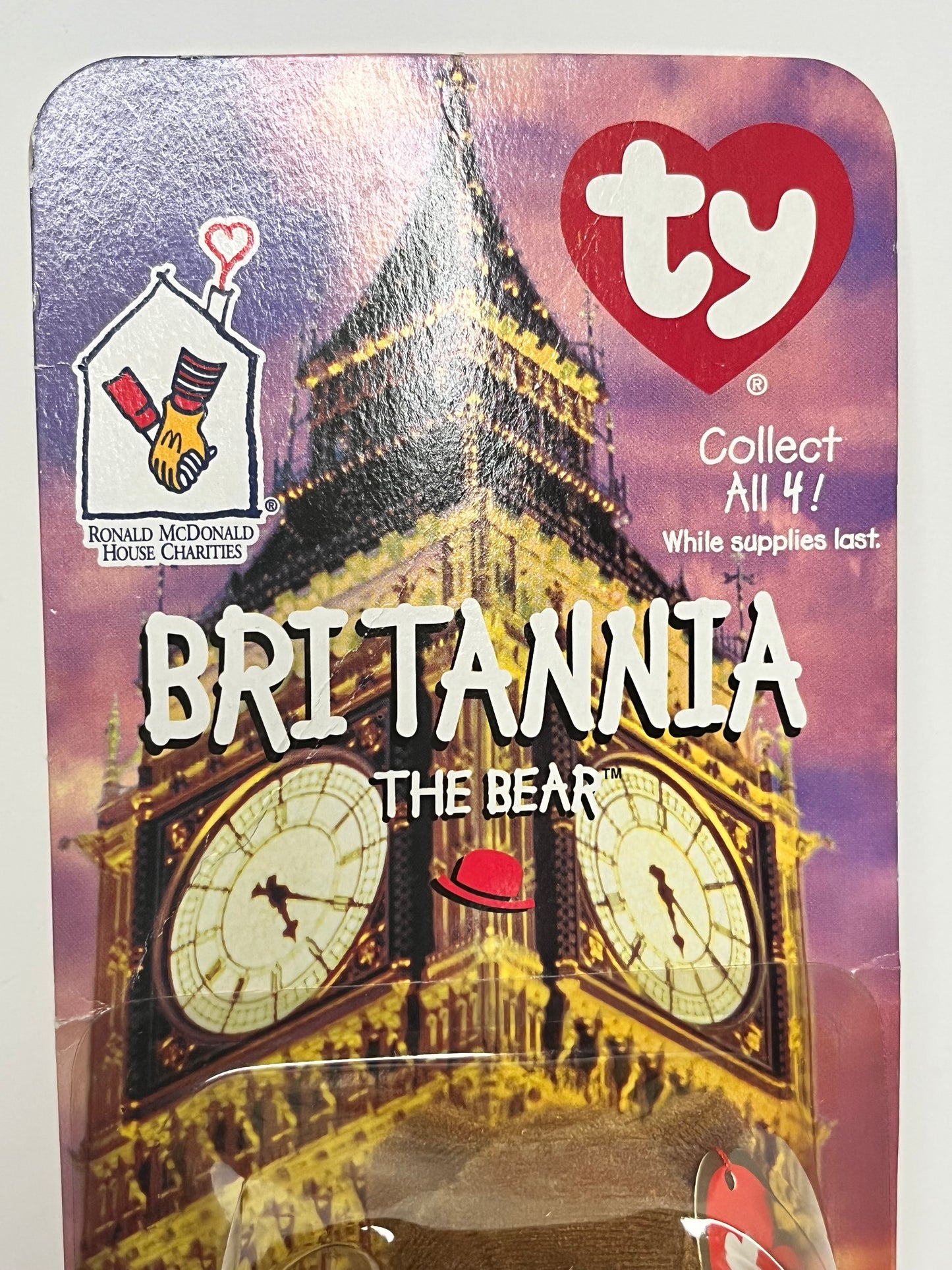 Ty Beanie Babies Britannia The Bear McDonald’s 1999